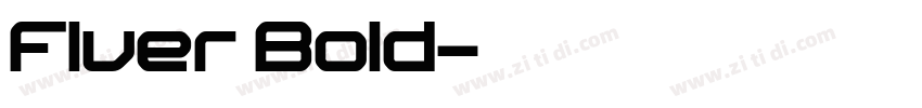 Fluer Bold字体转换